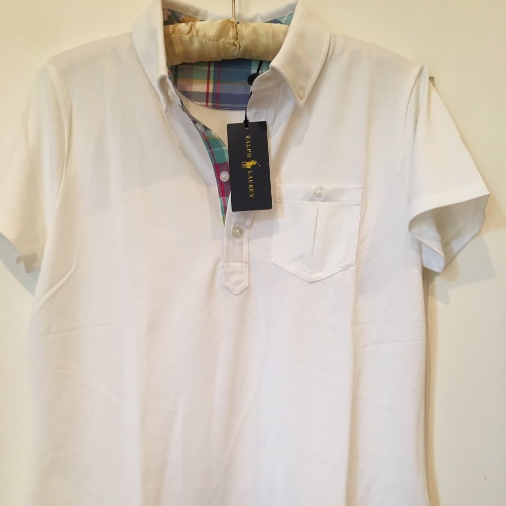 NWT = Ralph Lauren White Top